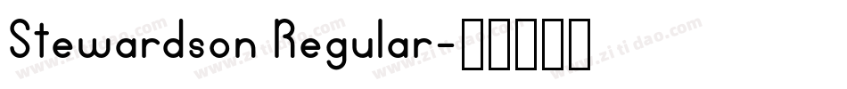 Stewardson Regular字体转换